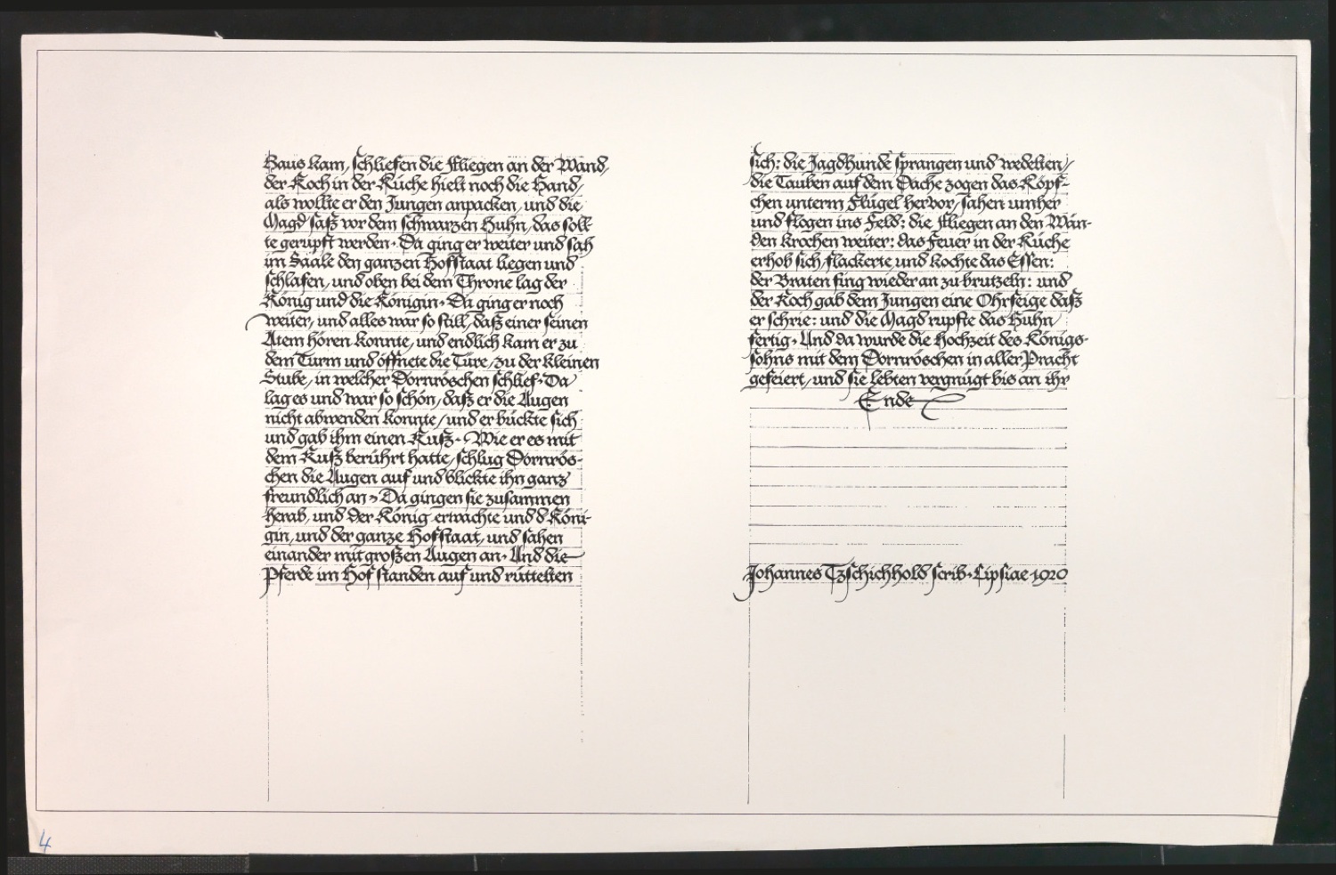 Druckfahnen für den Abbildungsteil von Leben und Werk des Typographen Jan Tschichold — Blatt 25