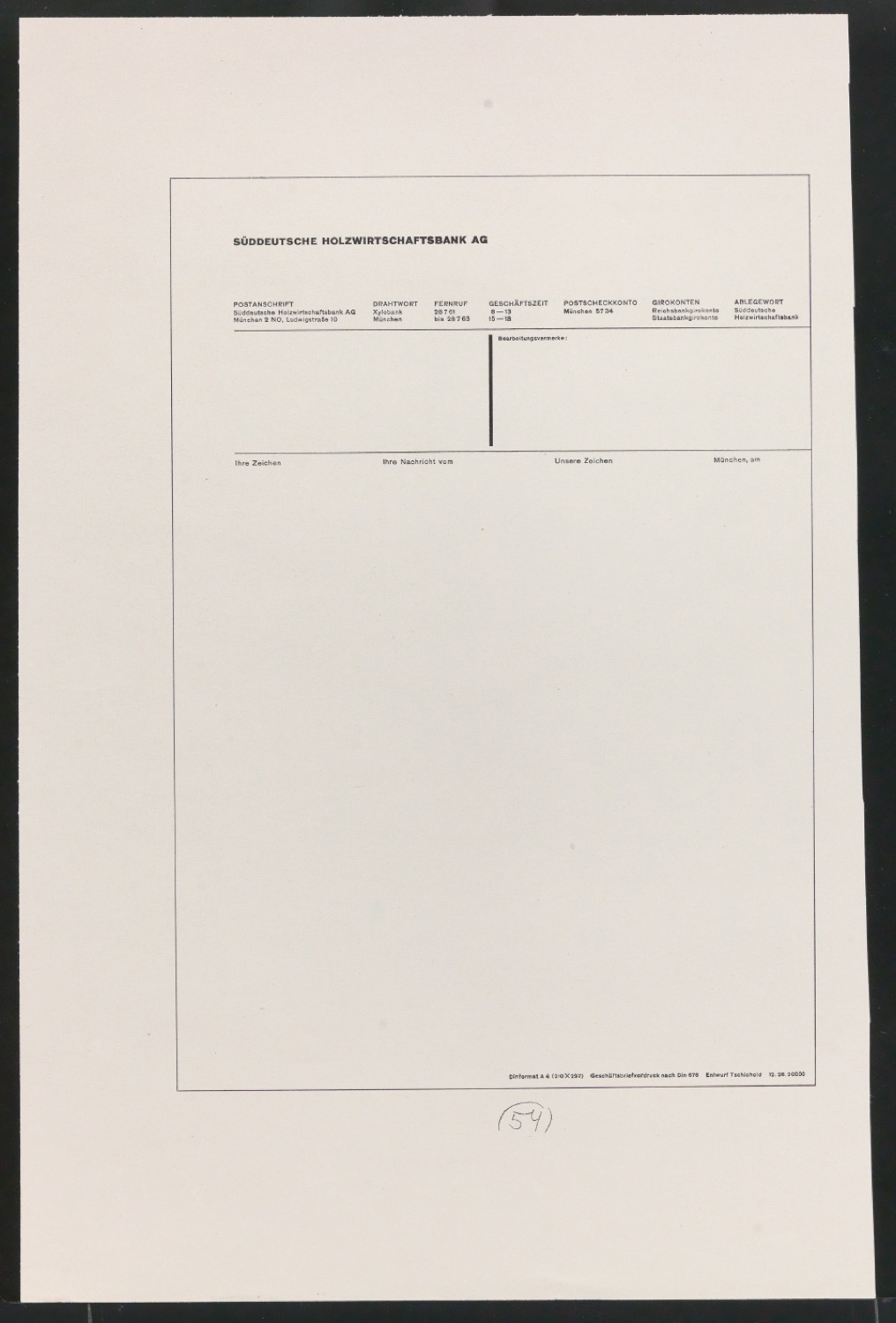 Druckfahnen für den Abbildungsteil von Leben und Werk des Typographen Jan Tschichold — Blatt 29