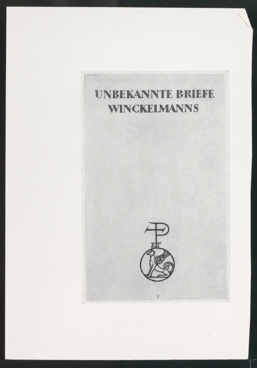 Druckfahnen für den Abbildungsteil von Leben und Werk des Typographen Jan Tschichold — Blatt 31