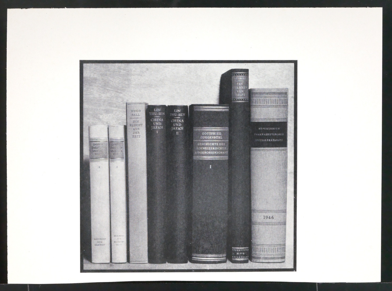 Druckfahnen für den Abbildungsteil von Leben und Werk des Typographen Jan Tschichold — Blatt 33