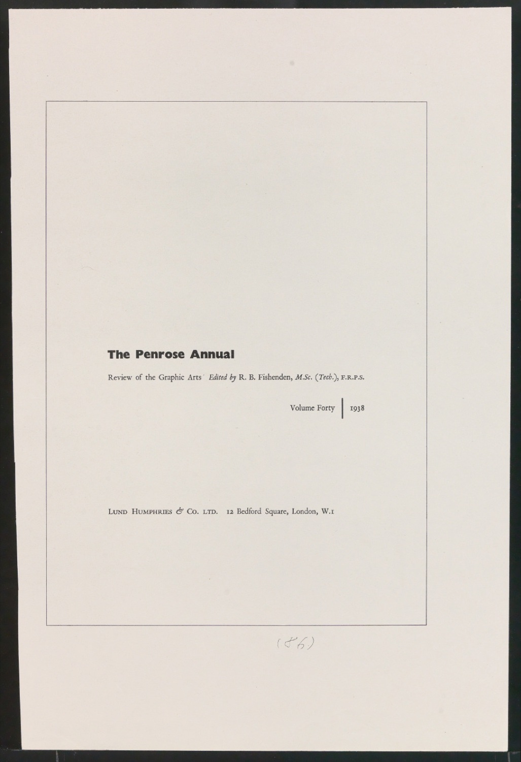 Druckfahnen für den Abbildungsteil von Leben und Werk des Typographen Jan Tschichold — Blatt 37