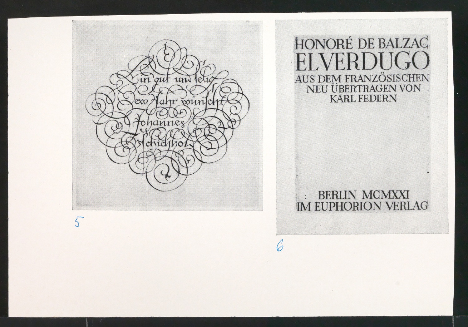 Druckfahnen für den Abbildungsteil von Leben und Werk des Typographen Jan Tschichold — Blatt 41