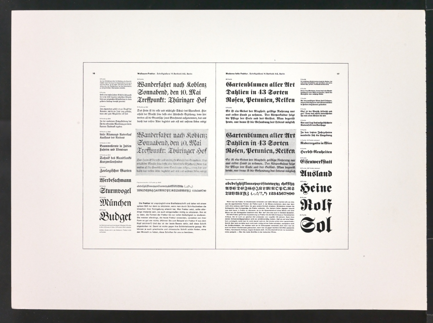 Druckfahnen für den Abbildungsteil von Leben und Werk des Typographen Jan Tschichold — Blatt 55