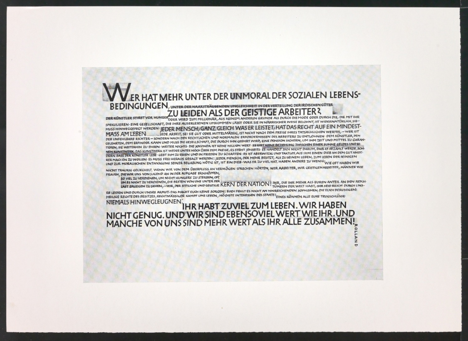Druckfahnen für den Abbildungsteil von Leben und Werk des Typographen Jan Tschichold — Blatt 65