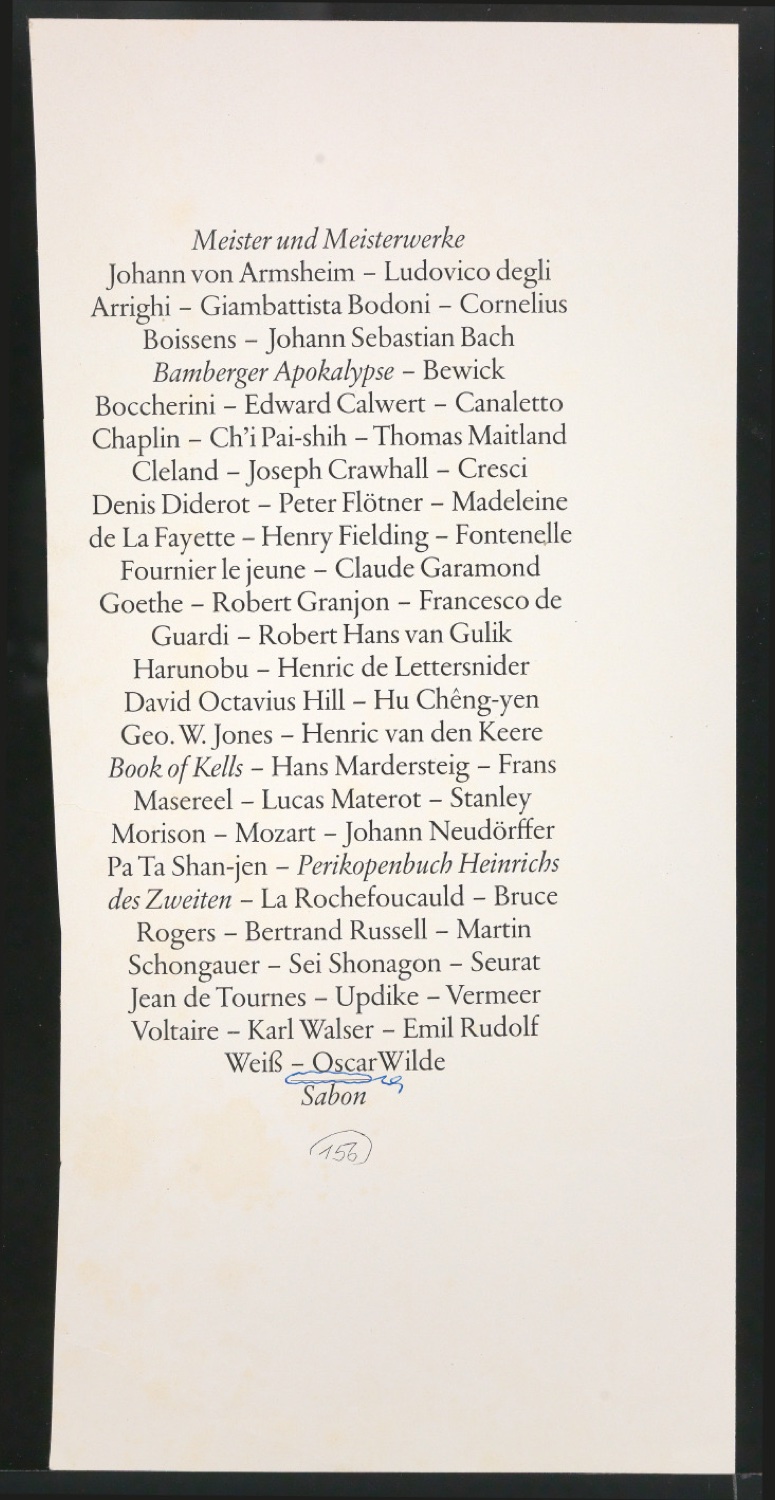 Druckfahnen für den Abbildungsteil von Leben und Werk des Typographen Jan Tschichold — Blatt 69