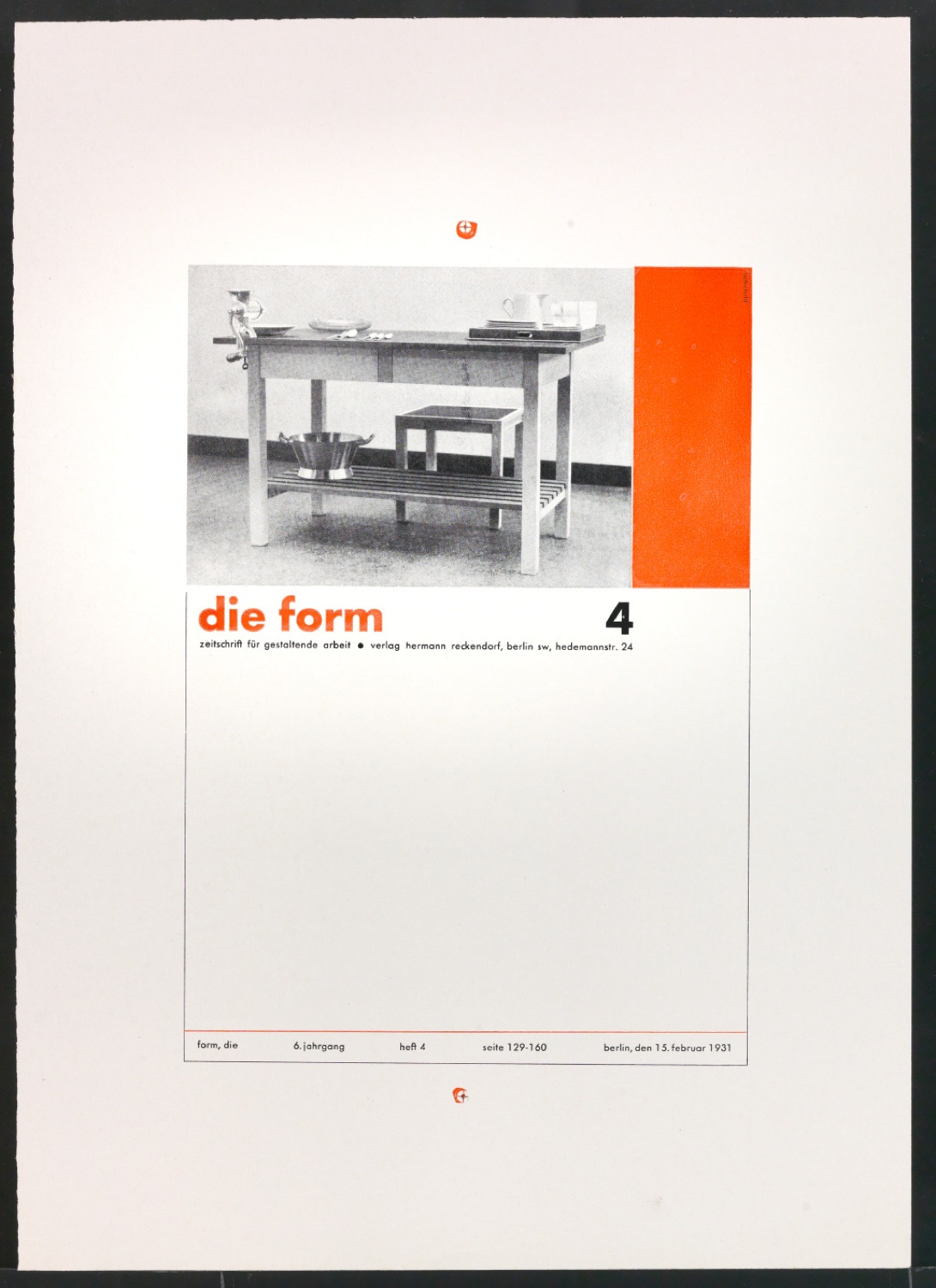 Druckfahnen für den Abbildungsteil von Leben und Werk des Typographen Jan Tschichold — Blatt 115