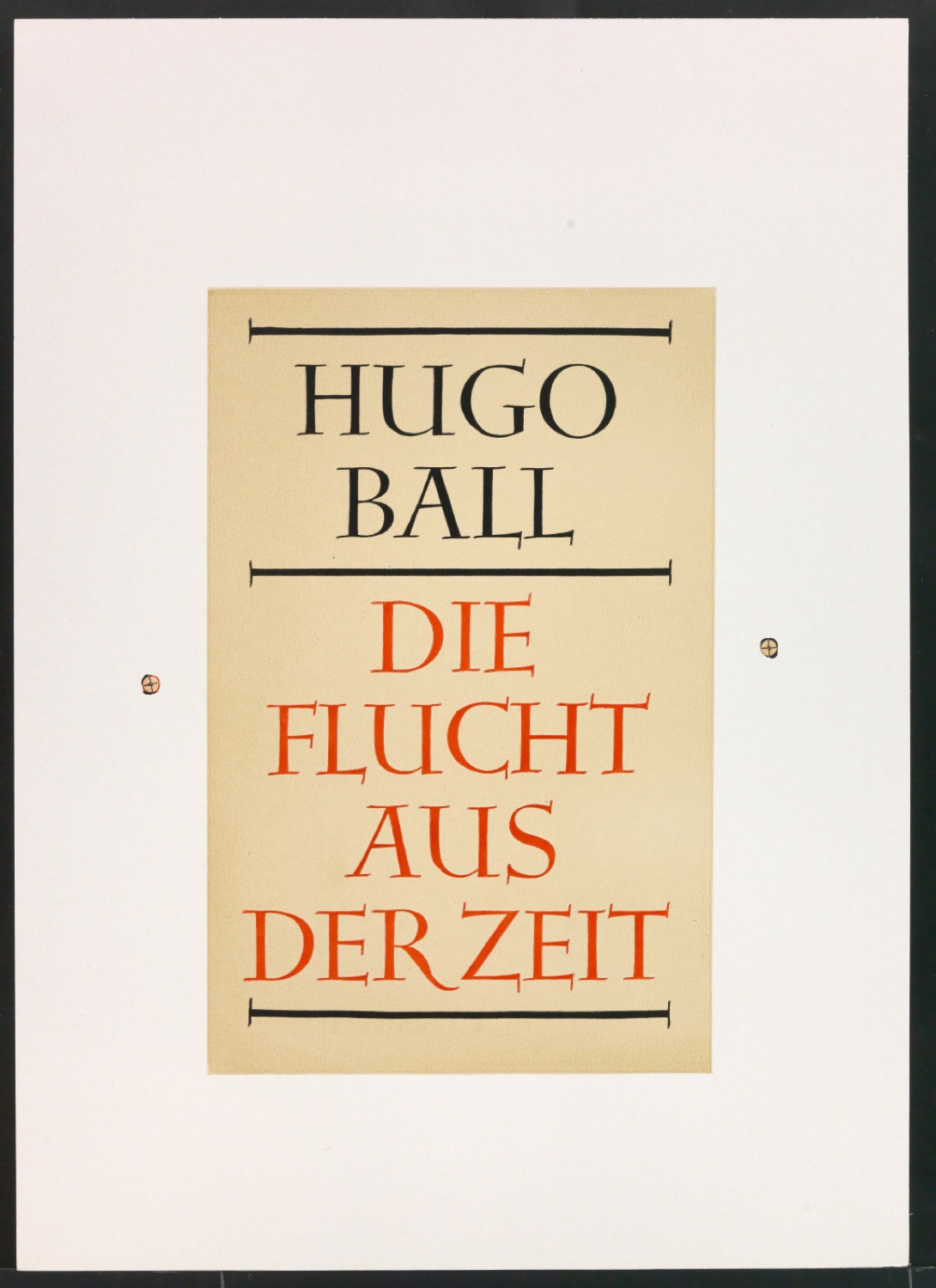 Druckfahnen für den Abbildungsteil von Leben und Werk des Typographen Jan Tschichold — Blatt 125