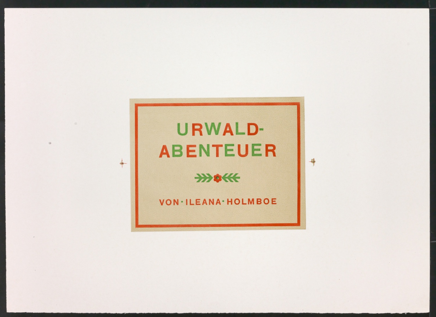 Druckfahnen für den Abbildungsteil von Leben und Werk des Typographen Jan Tschichold — Blatt 127
