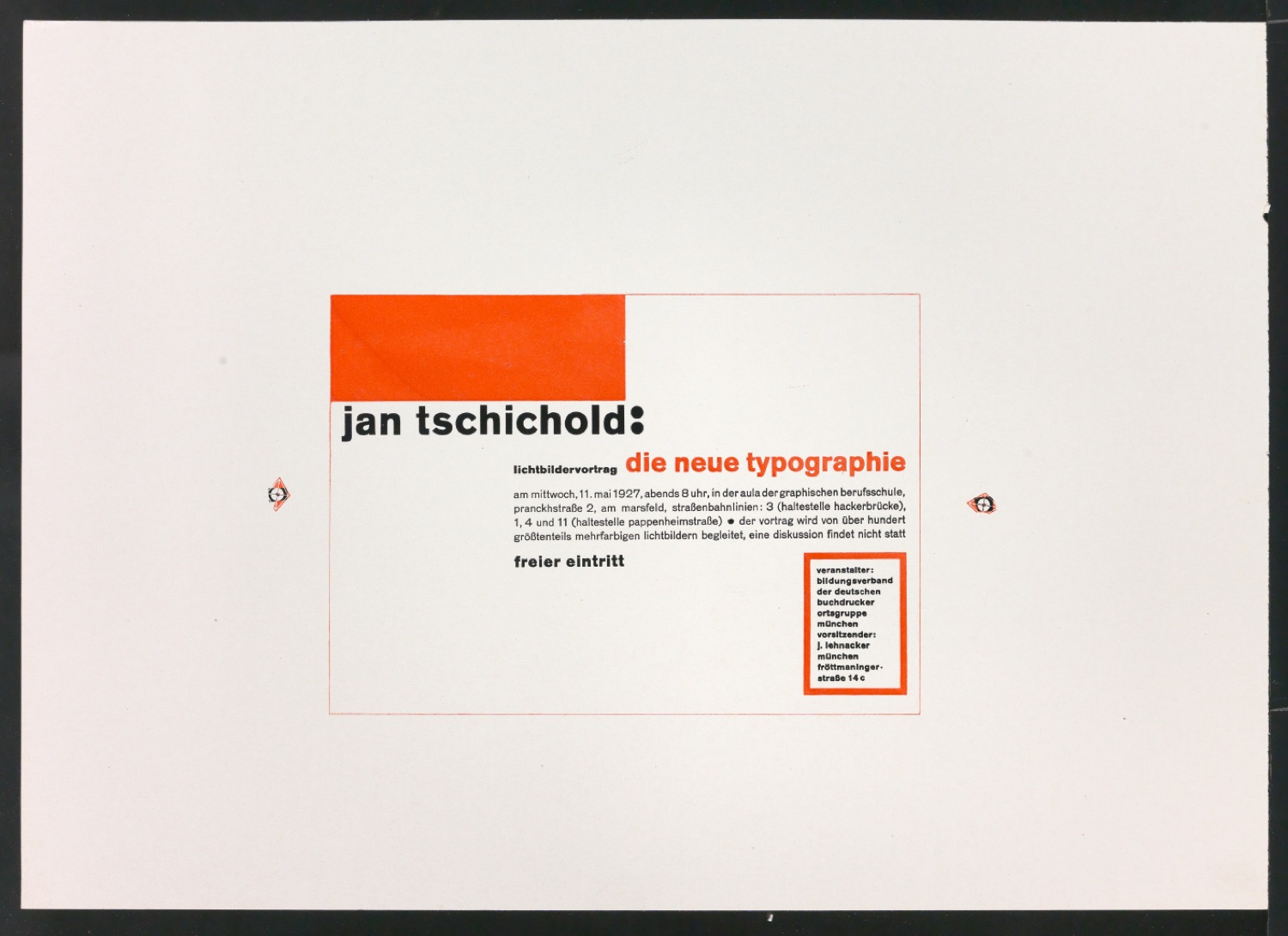 Druckfahnen für den Abbildungsteil von Leben und Werk des Typographen Jan Tschichold — Blatt 133