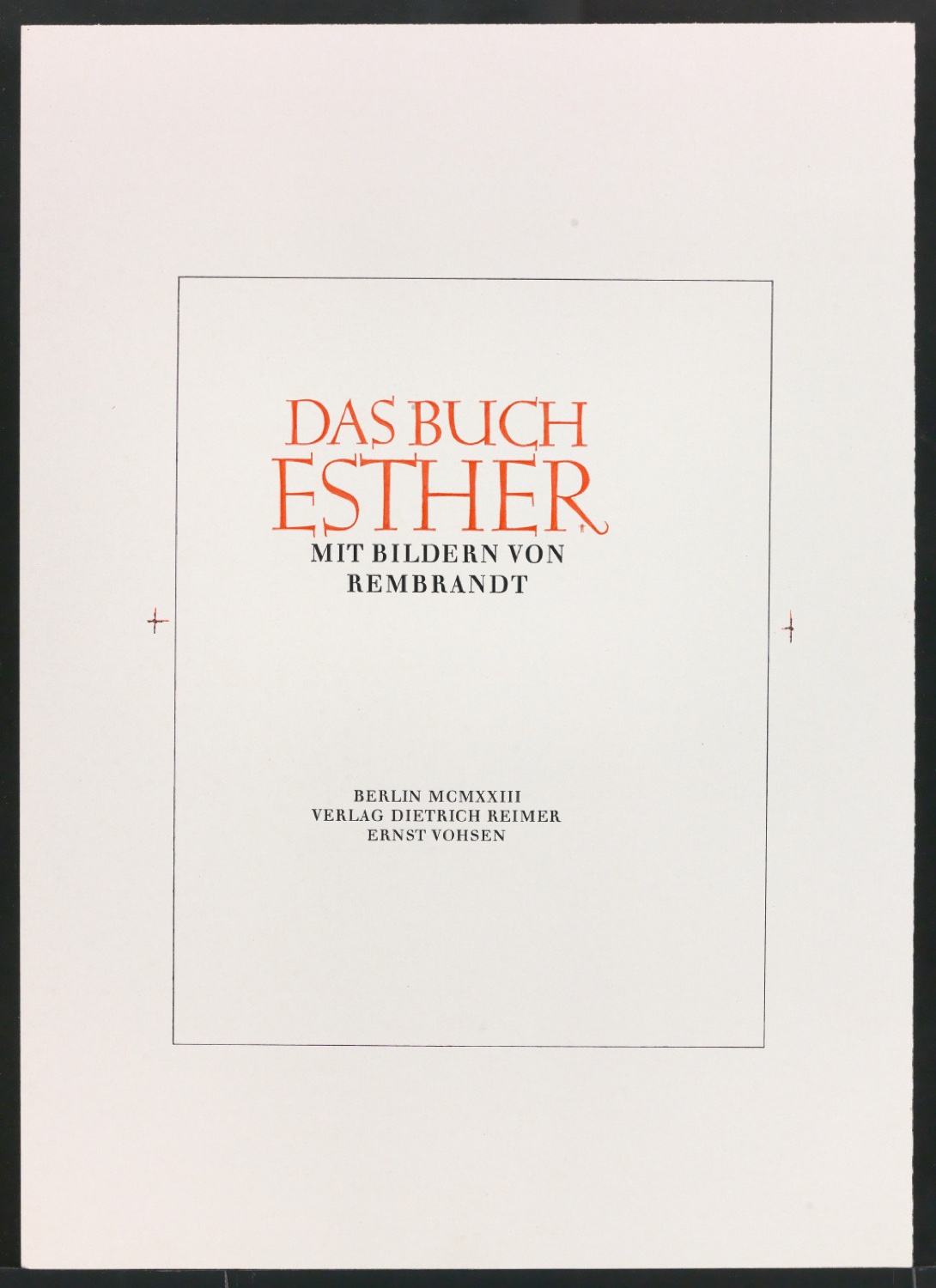 Druckfahnen für den Abbildungsteil von Leben und Werk des Typographen Jan Tschichold — Blatt 135