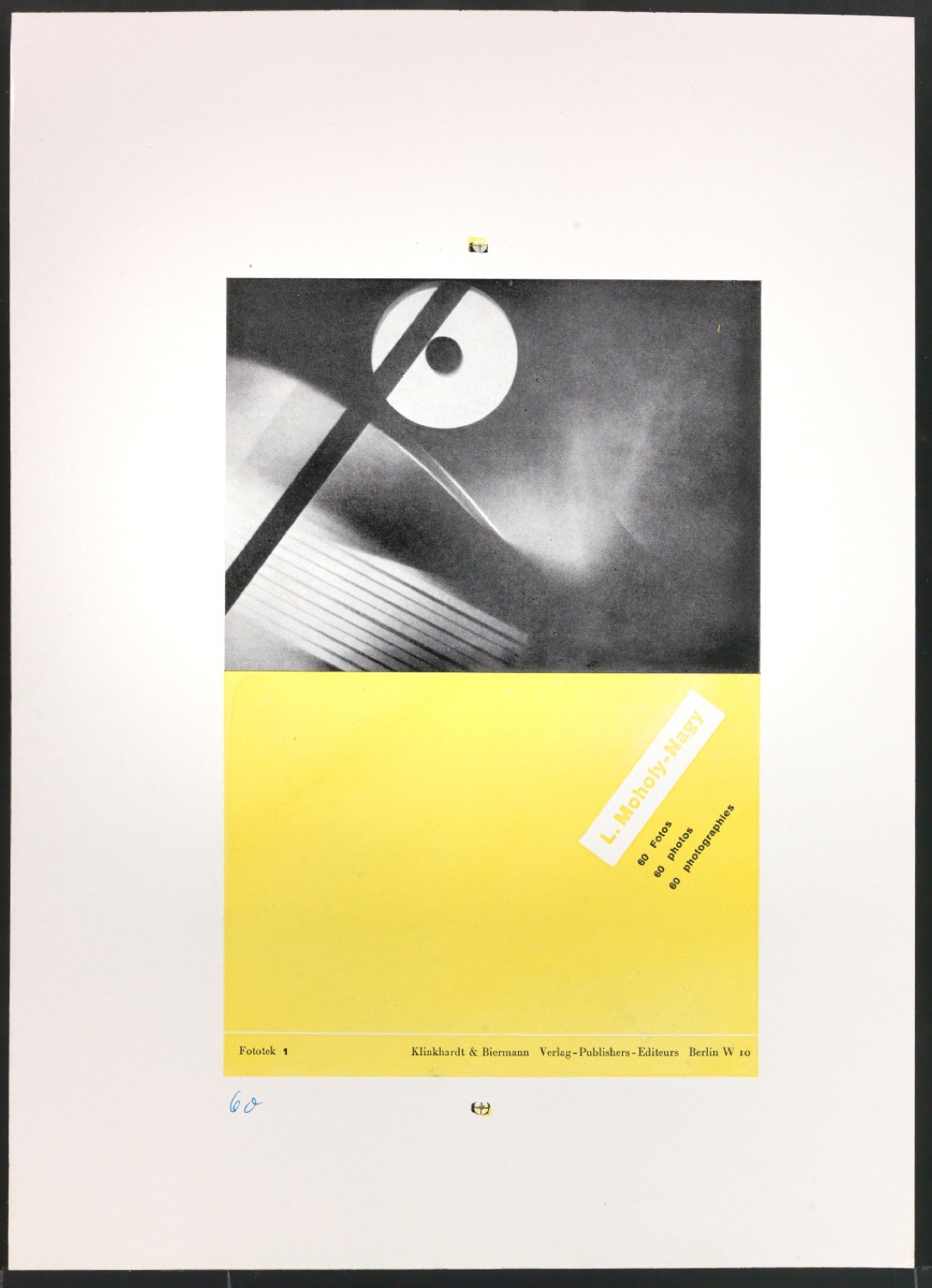 Druckfahnen für den Abbildungsteil von Leben und Werk des Typographen Jan Tschichold — Blatt 3