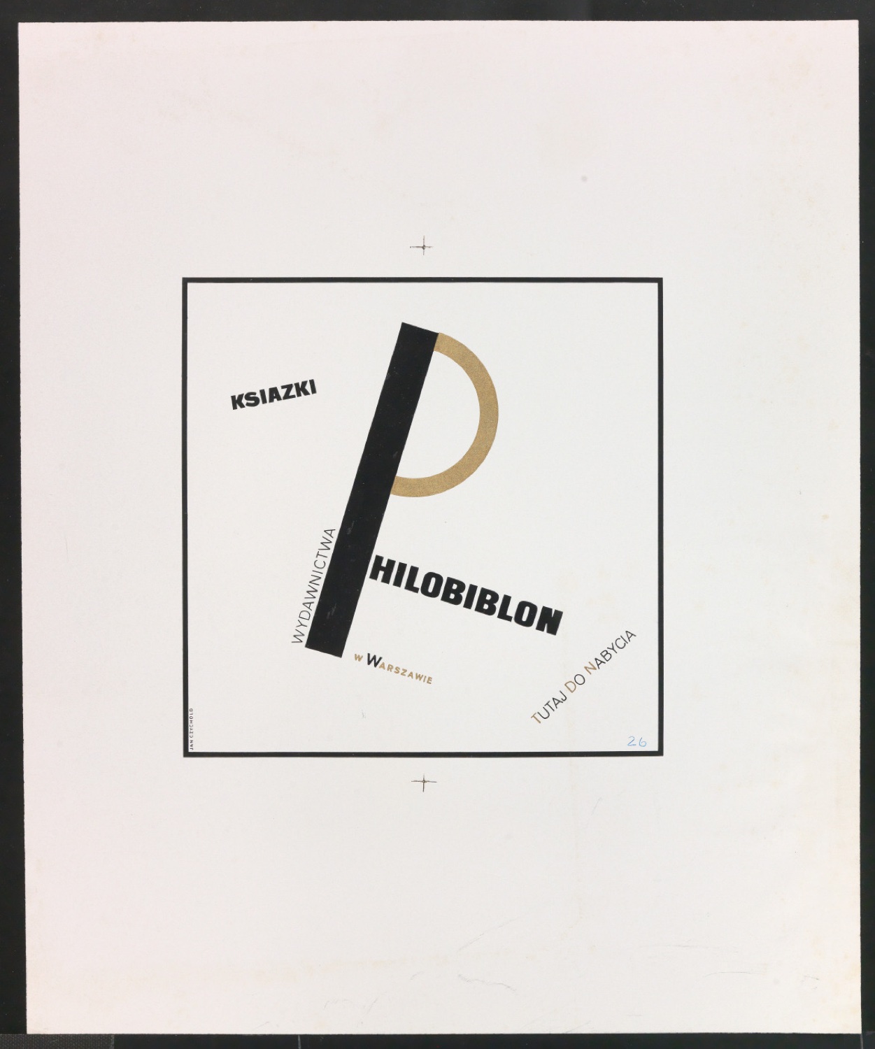 Druckfahnen für den Abbildungsteil von Leben und Werk des Typographen Jan Tschichold — Blatt 9