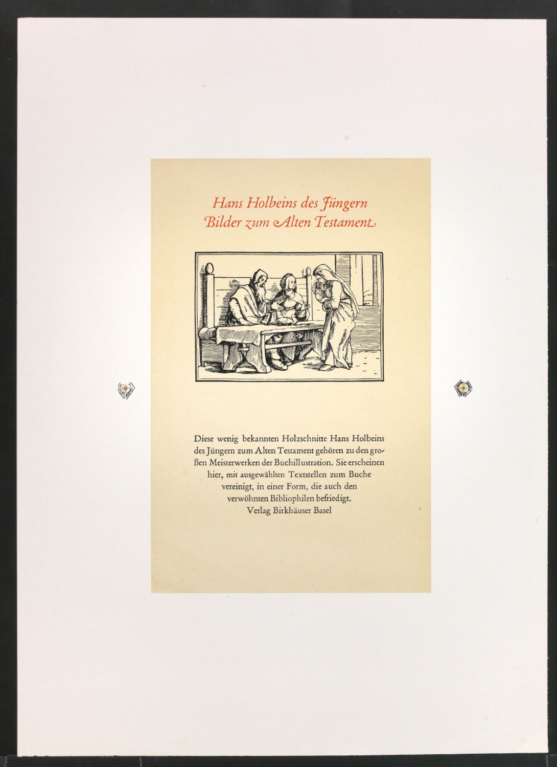 Druckfahnen für den Abbildungsteil von Leben und Werk des Typographen Jan Tschichold — Blatt 15
