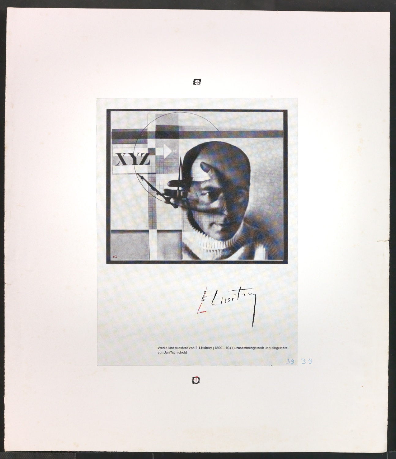 Druckfahnen für den Abbildungsteil von Leben und Werk des Typographen Jan Tschichold — Blatt 21