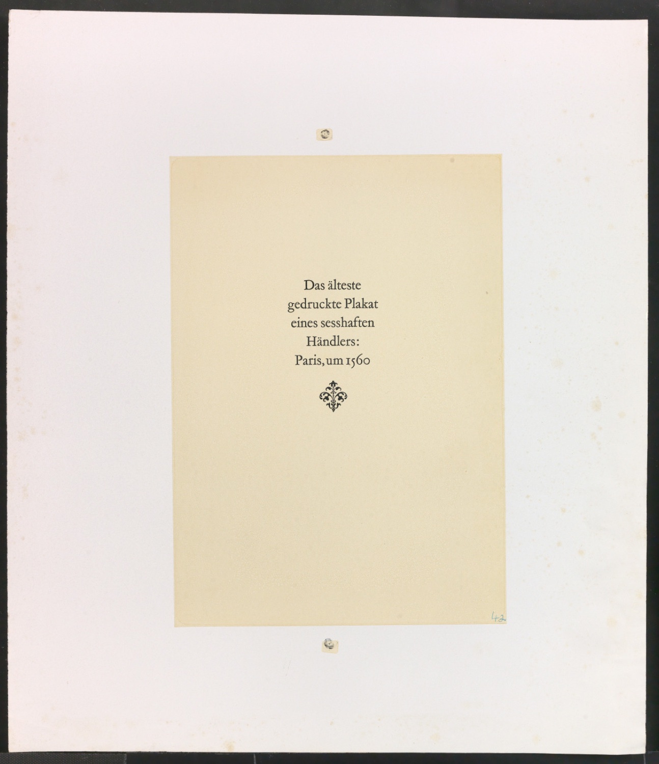 Druckfahnen für den Abbildungsteil von Leben und Werk des Typographen Jan Tschichold — Blatt 23