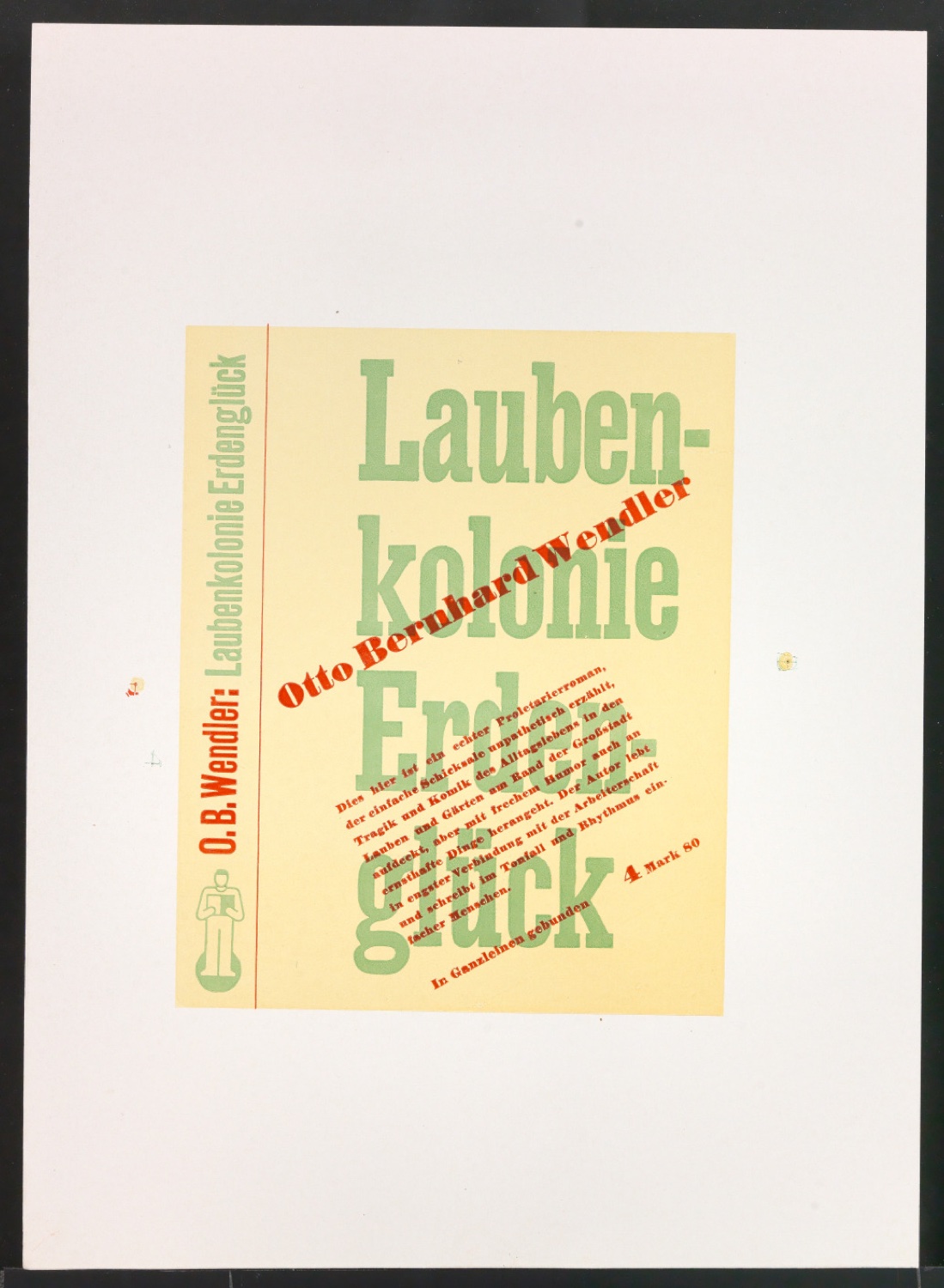 Druckfahnen für den Abbildungsteil von Leben und Werk des Typographen Jan Tschichold — Blatt 29