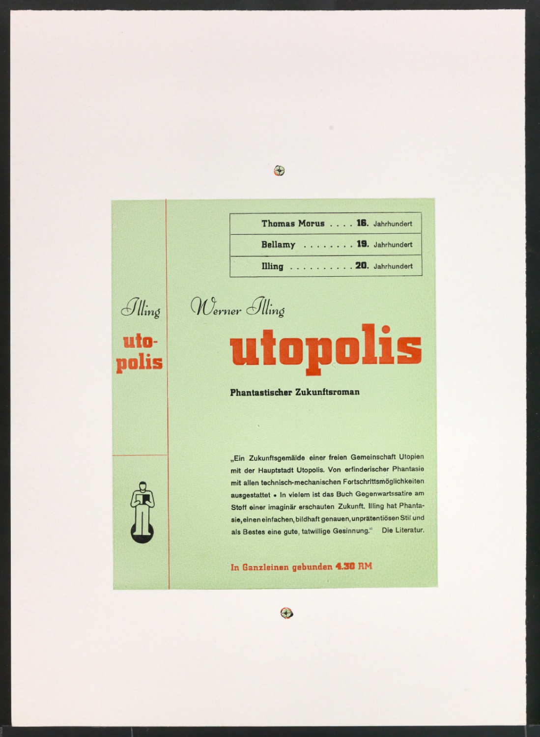 Druckfahnen für den Abbildungsteil von Leben und Werk des Typographen Jan Tschichold — Blatt 31