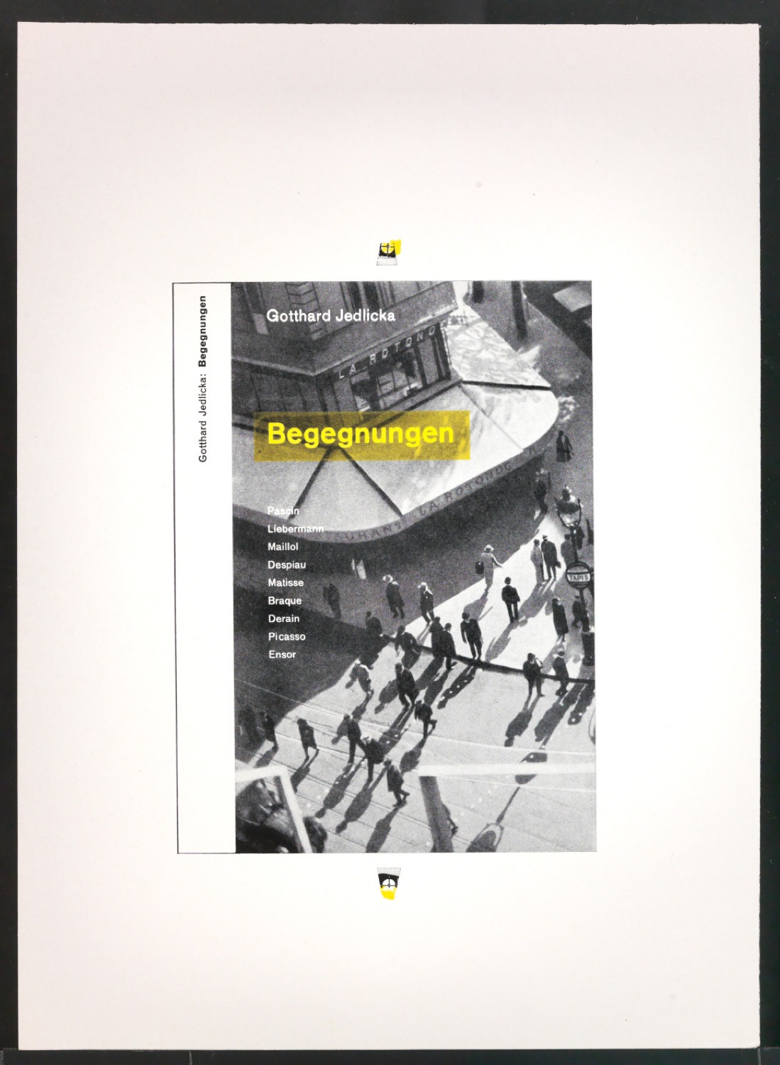 Druckfahnen für den Abbildungsteil von Leben und Werk des Typographen Jan Tschichold — Blatt 33