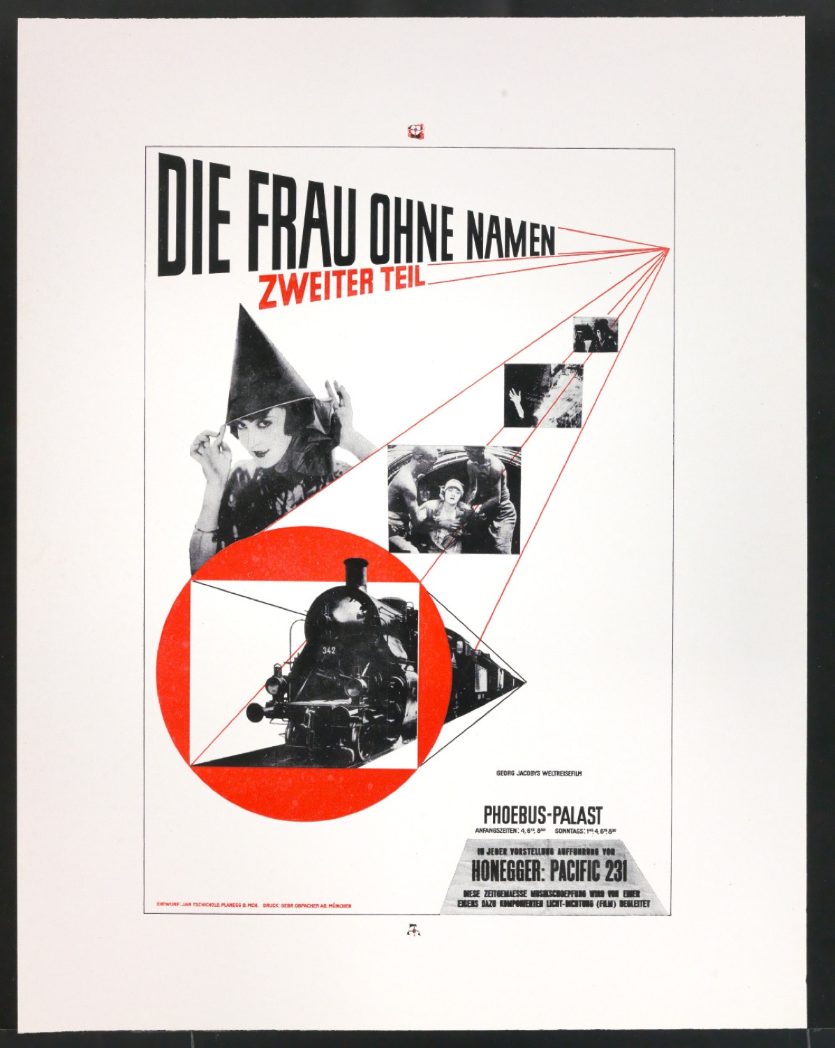 Druckfahnen für den Abbildungsteil von Leben und Werk des Typographen Jan Tschichold — Blatt 57