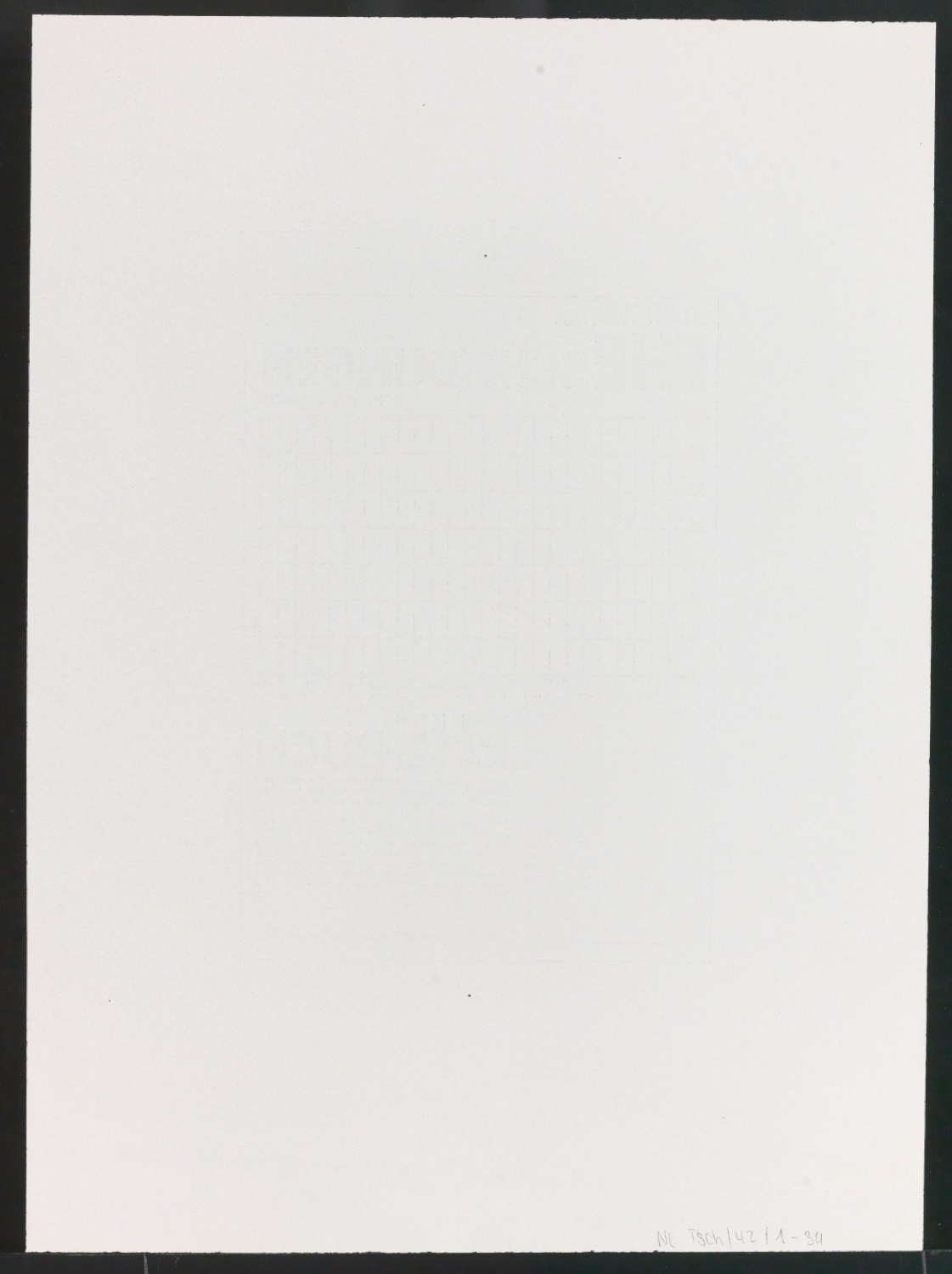 Druckfahnen für den Abbildungsteil von Leben und Werk des Typographen Jan Tschichold — Blatt 68