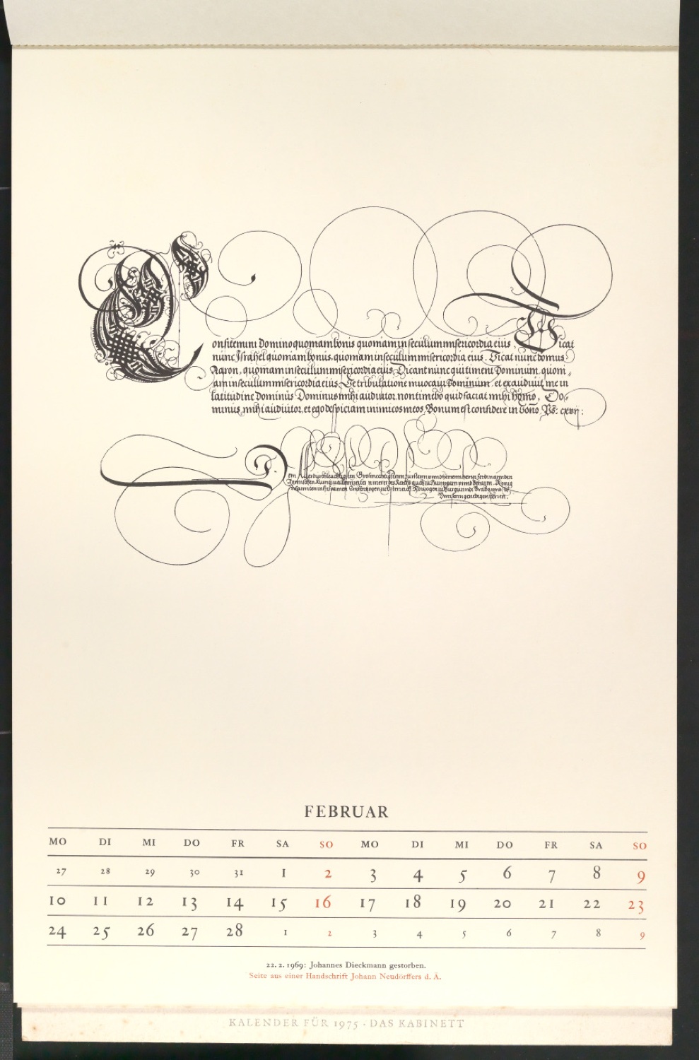 Schriftkunst — Blatt 7