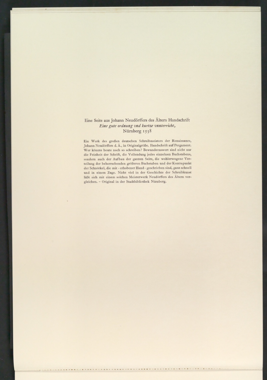 Schriftkunst — Blatt 8