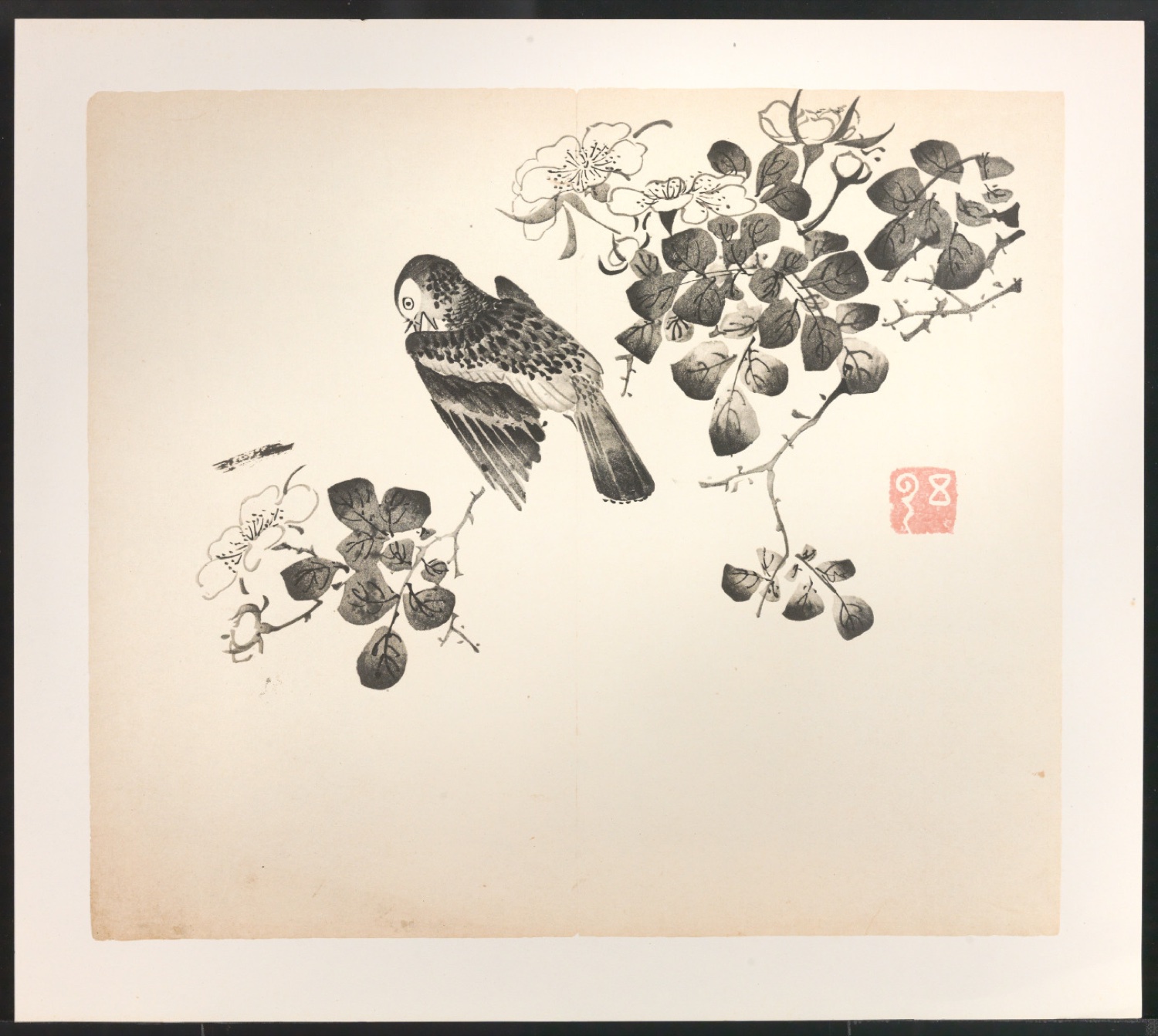 Ein wahrer Erstdruck eines mehrfarbigen Holztafeldruckes aus der Bildersammlung der Zehnbambushalle, Nanking 1627 — Blatt 3