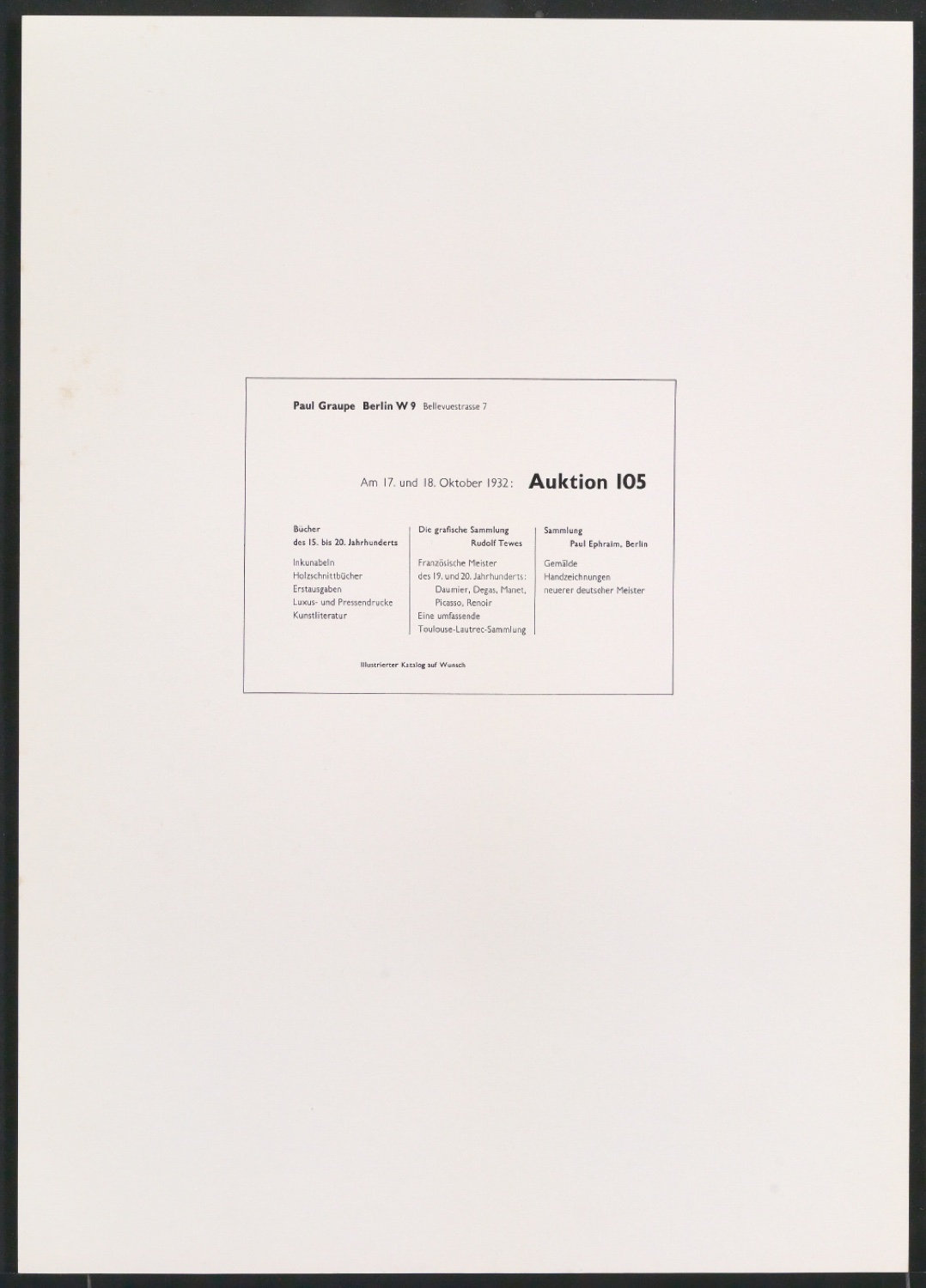 Probedrucke von Reproduktionen gestalterischer Arbeiten als Illustrationen — Blatt 5