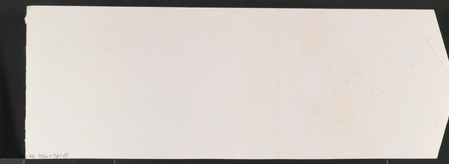 Entwurfsskizzen von Titelblatt und Verlegermarke für Leben und Werk des Typographen Jan Tschichold — Blatt 17
