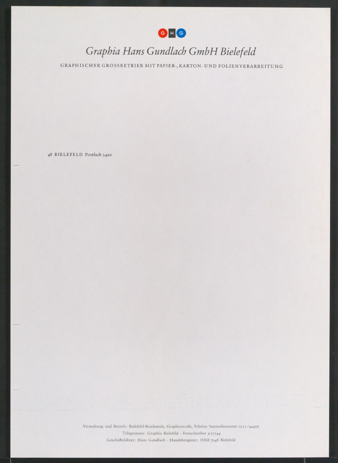 Corporate Design für Graphia Hans Gundlach GmbH Bielefeld — Blatt 7