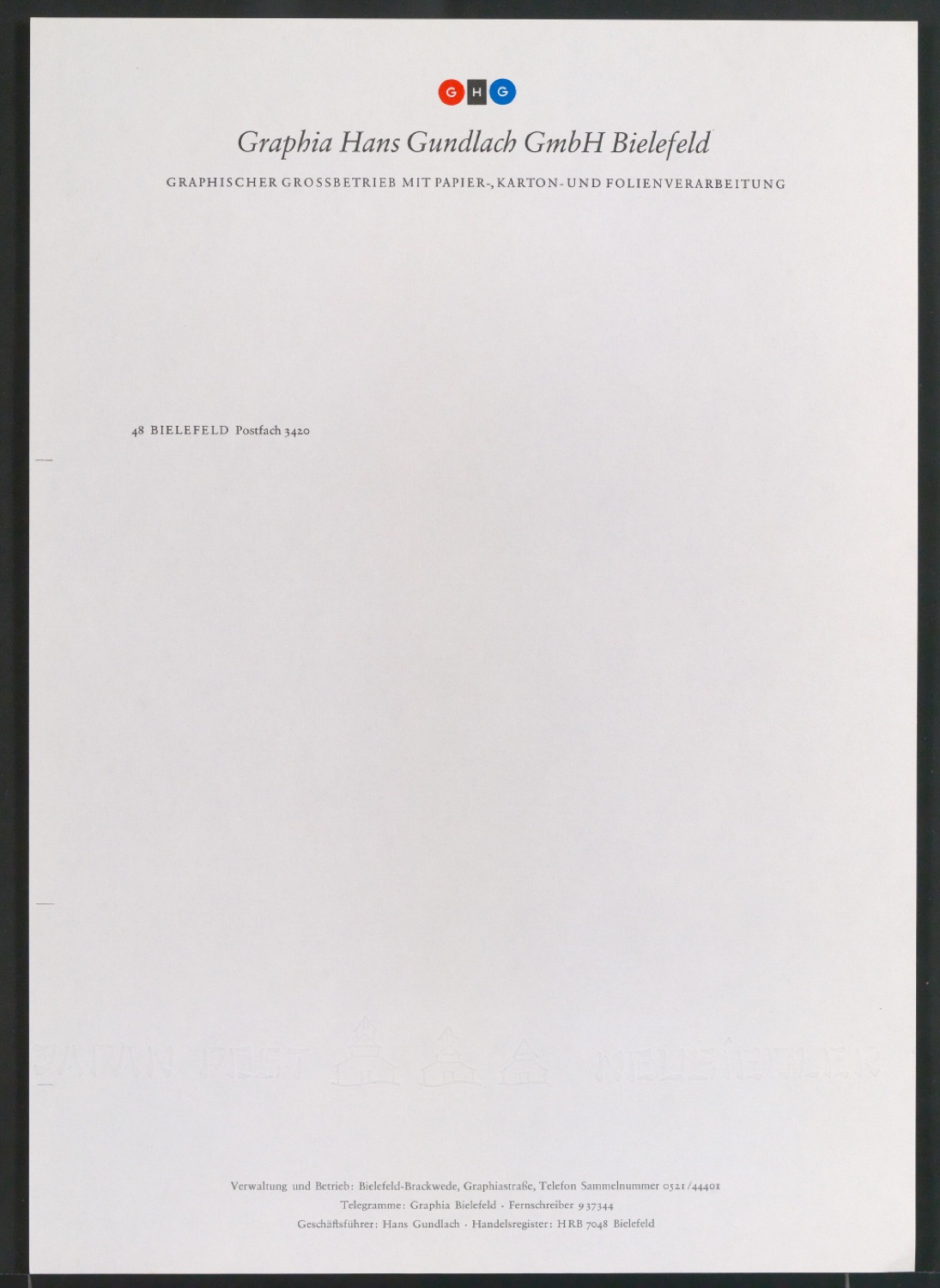 Corporate Design für Graphia Hans Gundlach GmbH Bielefeld — Blatt 9