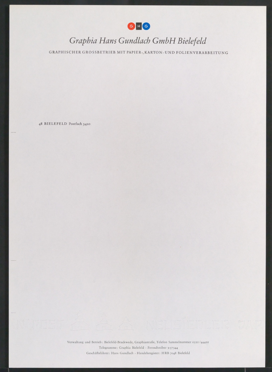 Corporate Design für Graphia Hans Gundlach GmbH Bielefeld — Blatt 11