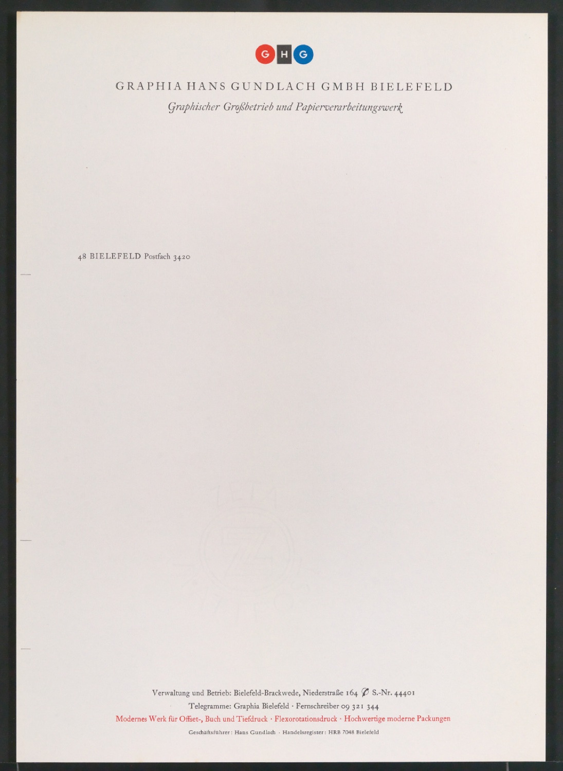 Corporate Design für Graphia Hans Gundlach GmbH Bielefeld — Blatt 13