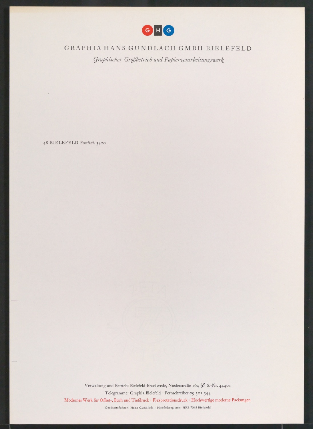 Corporate Design für Graphia Hans Gundlach GmbH Bielefeld — Blatt 15
