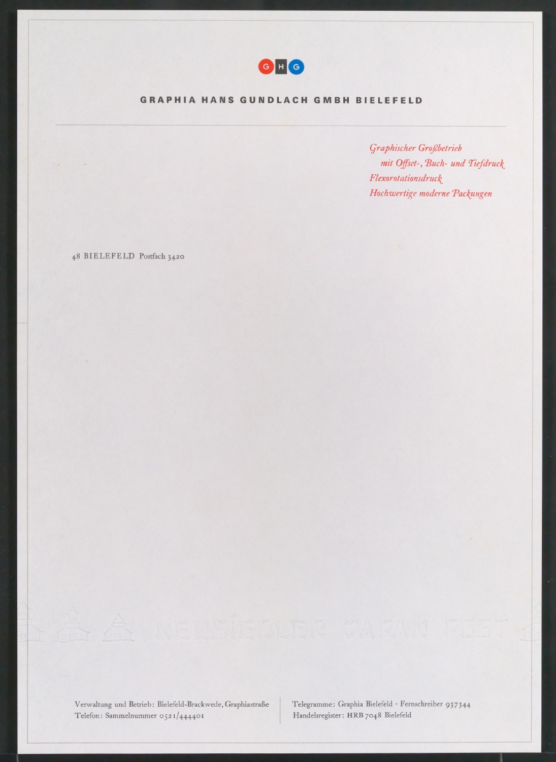 Corporate Design für Graphia Hans Gundlach GmbH Bielefeld — Blatt 37