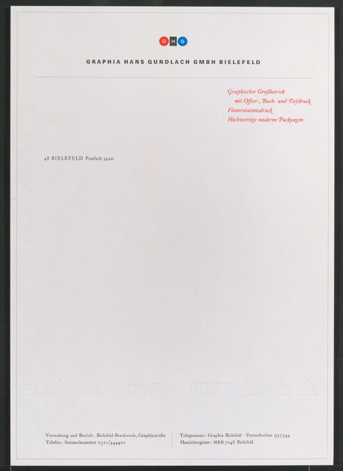 Corporate Design für Graphia Hans Gundlach GmbH Bielefeld — Blatt 39