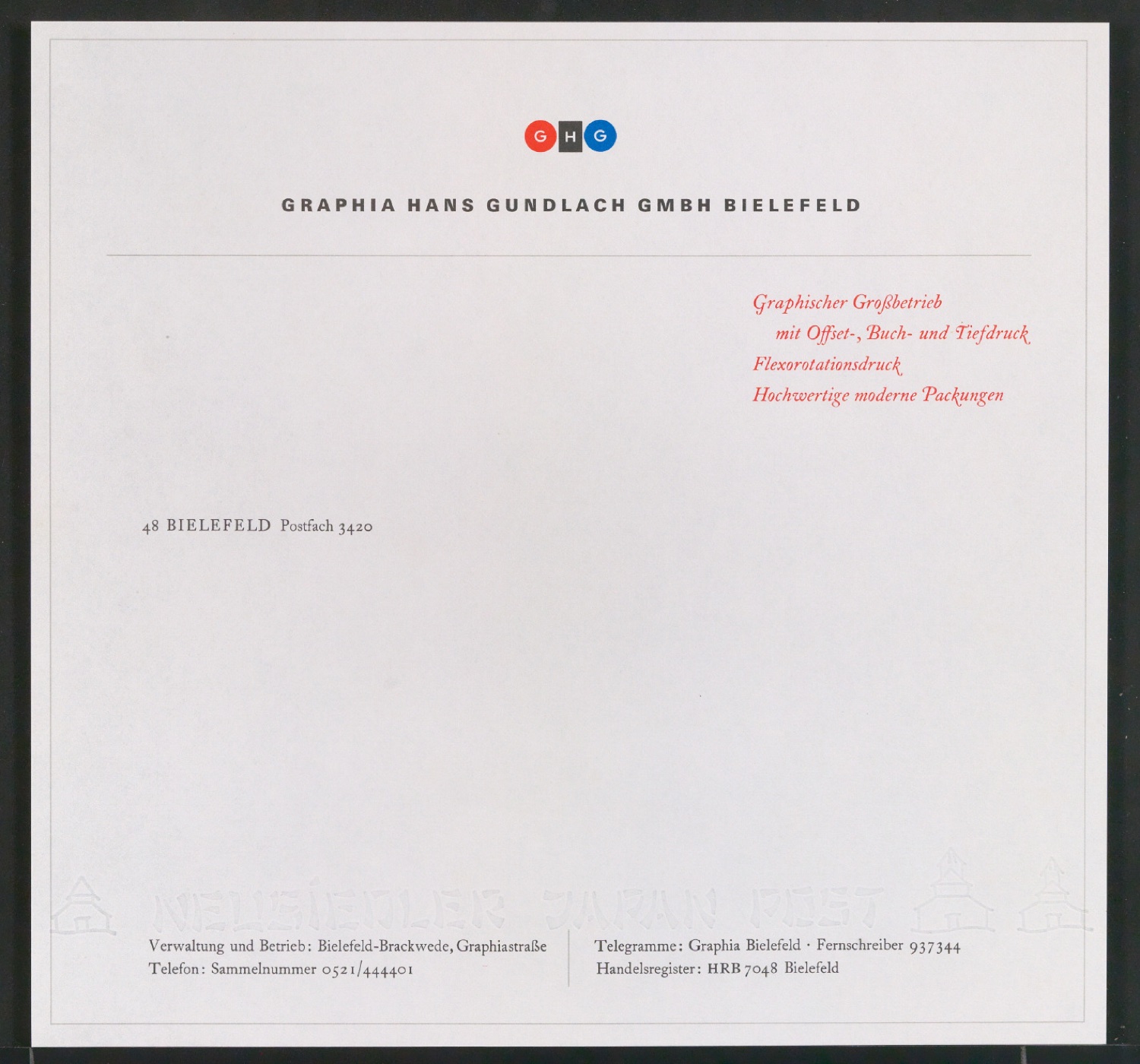 Corporate Design für Graphia Hans Gundlach GmbH Bielefeld — Blatt 47