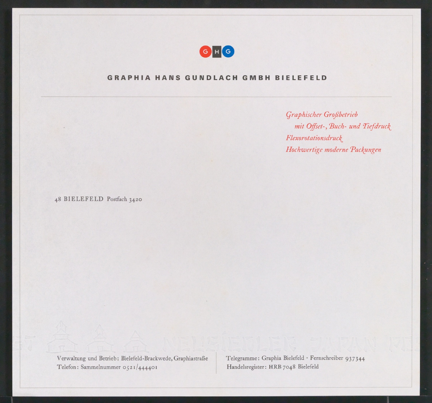 Corporate Design für Graphia Hans Gundlach GmbH Bielefeld — Blatt 49