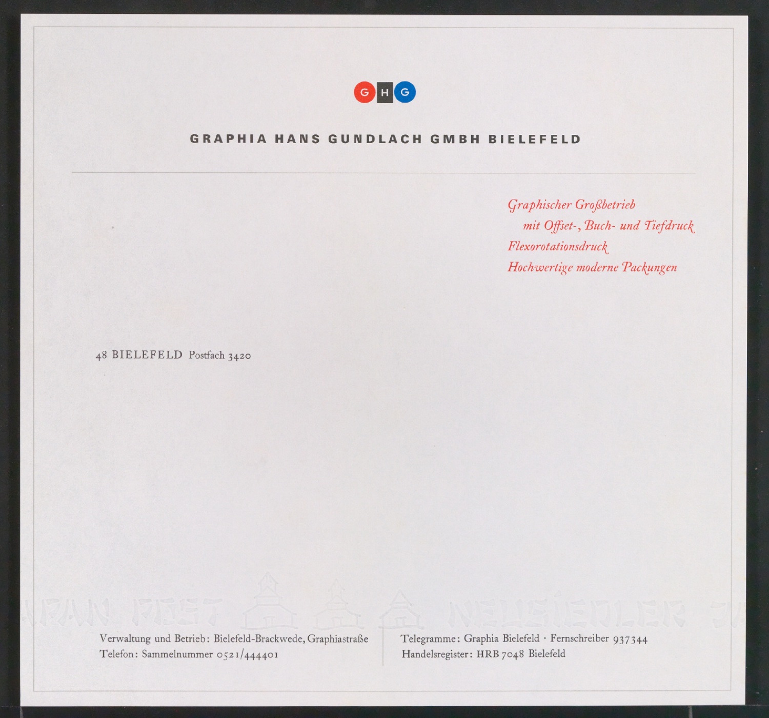 Corporate Design für Graphia Hans Gundlach GmbH Bielefeld — Blatt 51