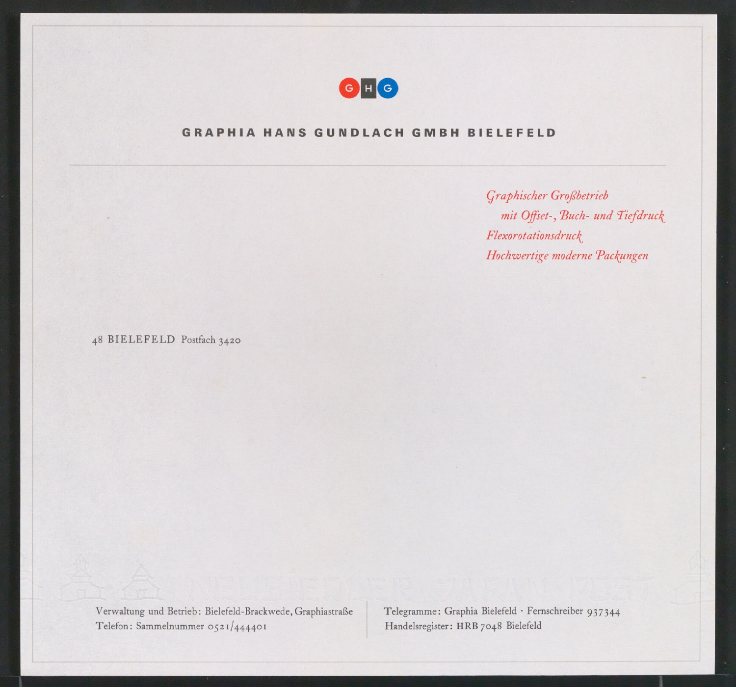 Corporate Design für Graphia Hans Gundlach GmbH Bielefeld — Blatt 53