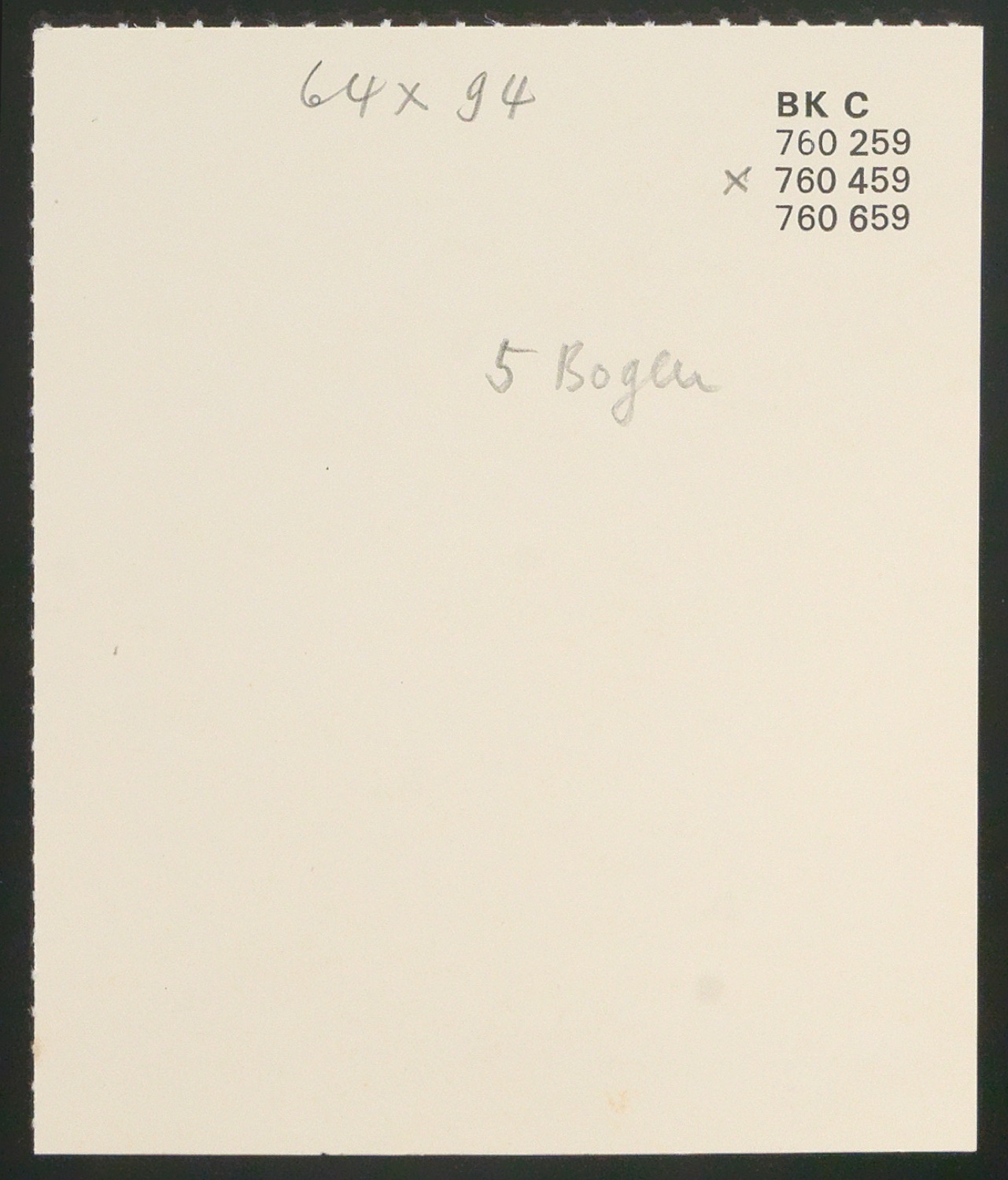 Papierproben und Entwurfszeichnungen für Der chinesische Stempel — Blatt 7
