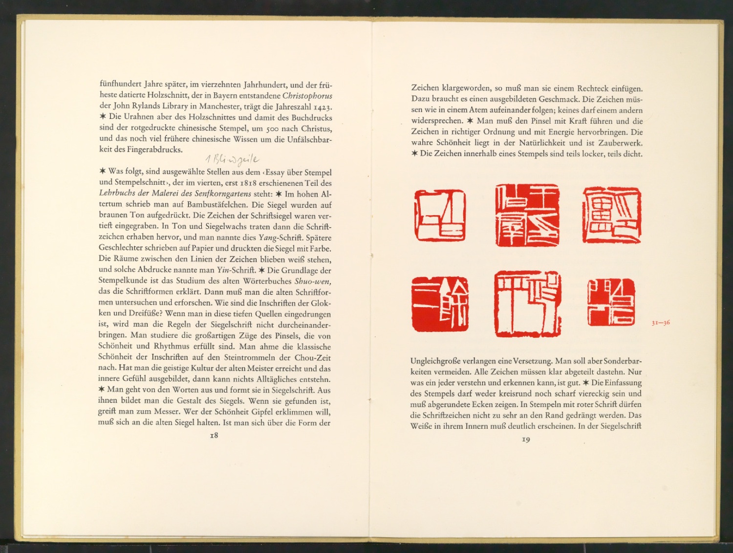 Korrigierter Probedruck von Der chinesische Stempel — Blatt 12