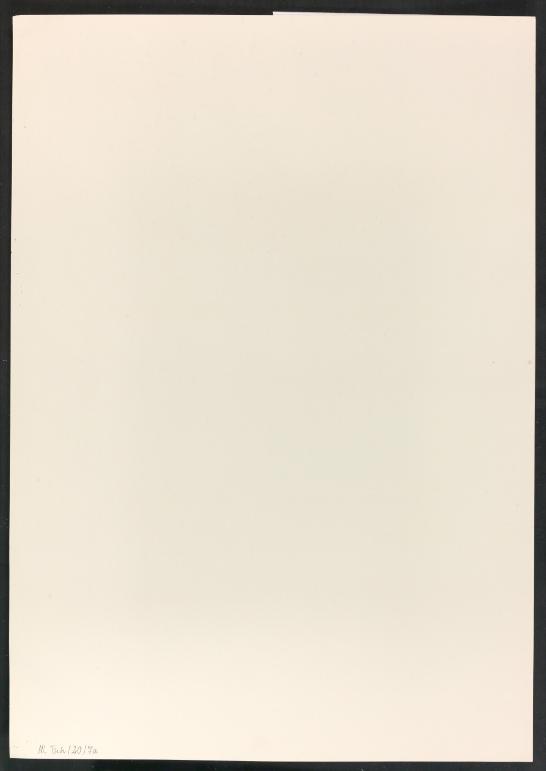Klebeentwurf einer Illustration des Moyllus-Alphabets für Typographische Monatsblätter, Nr. 4, 1972 — Blatt 2