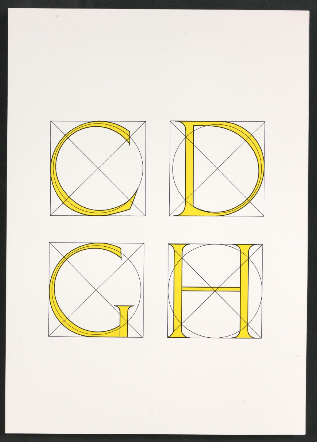 Farbige Probedrucke für Illustrationen von Das Alphabet des Damianus Moyllus — Blatt 3