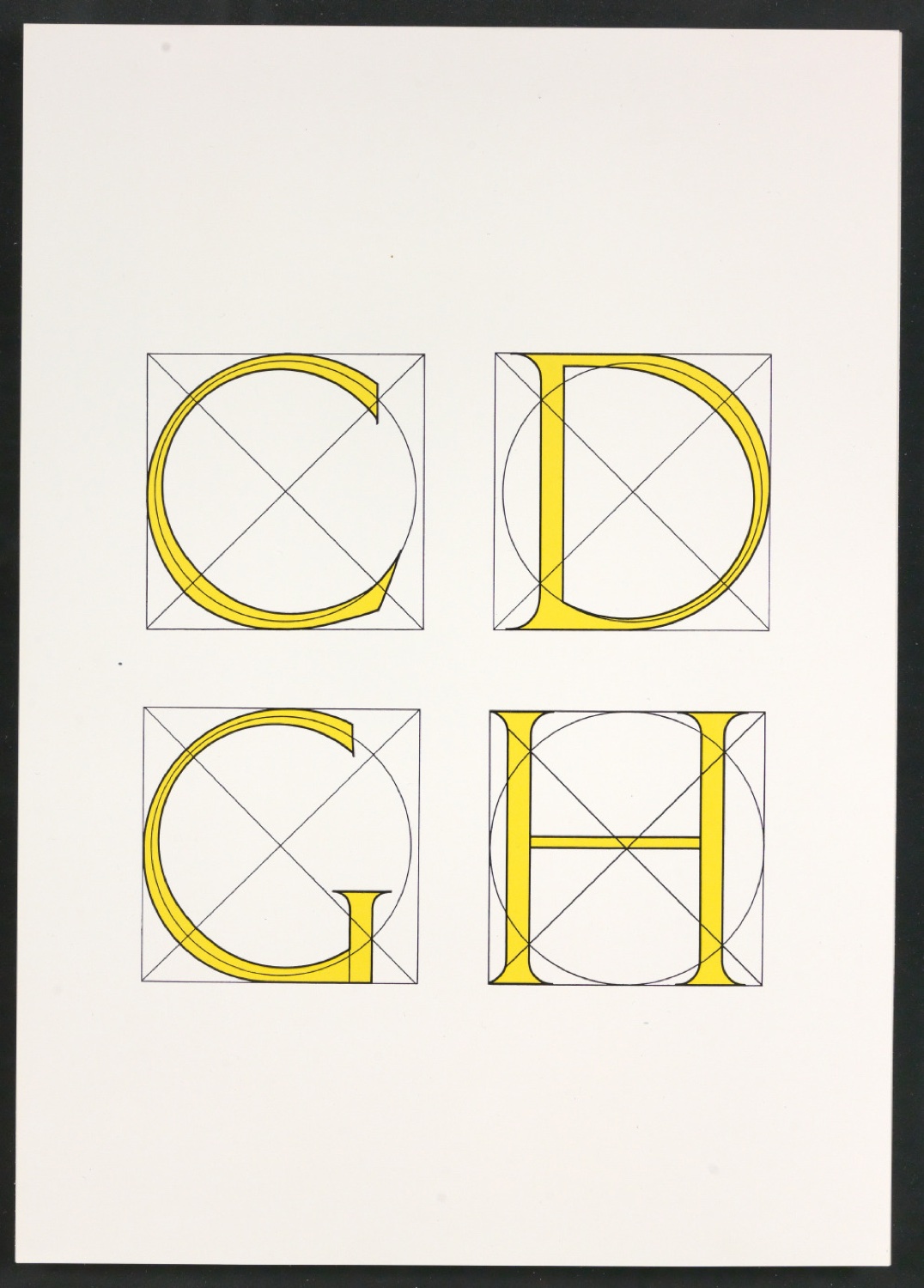 Farbige Probedrucke für Illustrationen von Das Alphabet des Damianus Moyllus — Blatt 5