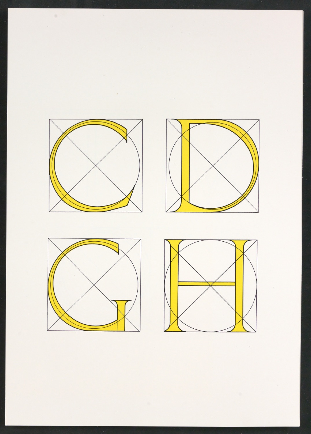 Farbige Probedrucke für Illustrationen von Das Alphabet des Damianus Moyllus — Blatt 7