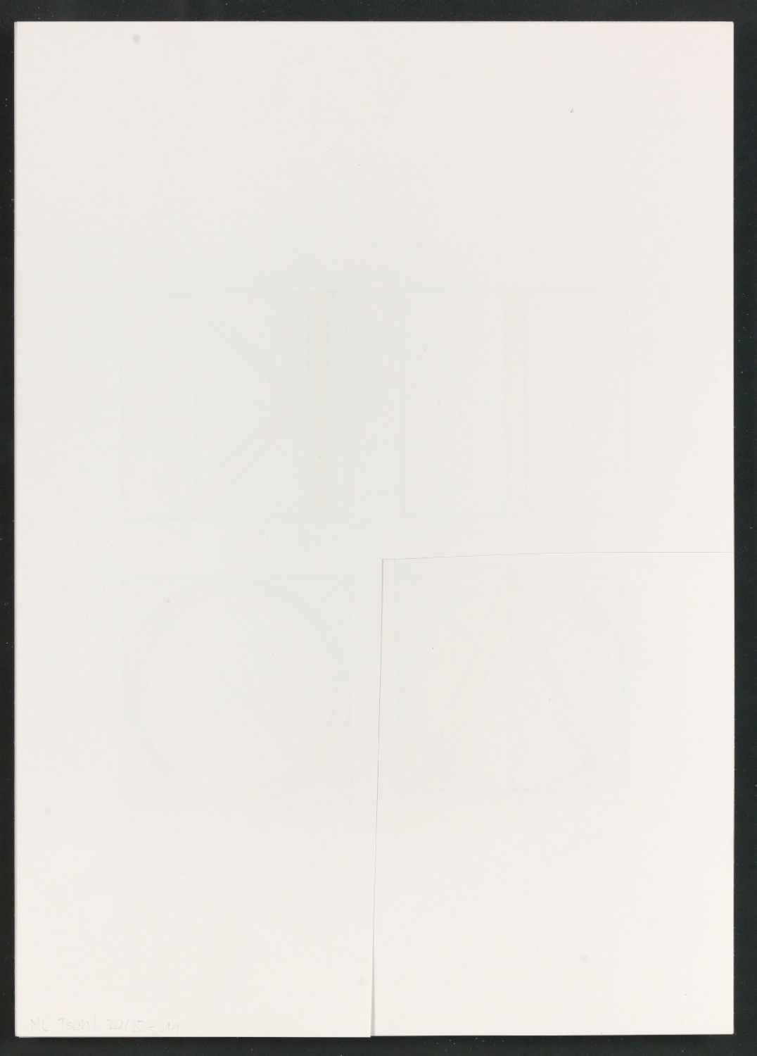 Farbige Probedrucke für Illustrationen von Das Alphabet des Damianus Moyllus — Blatt 16