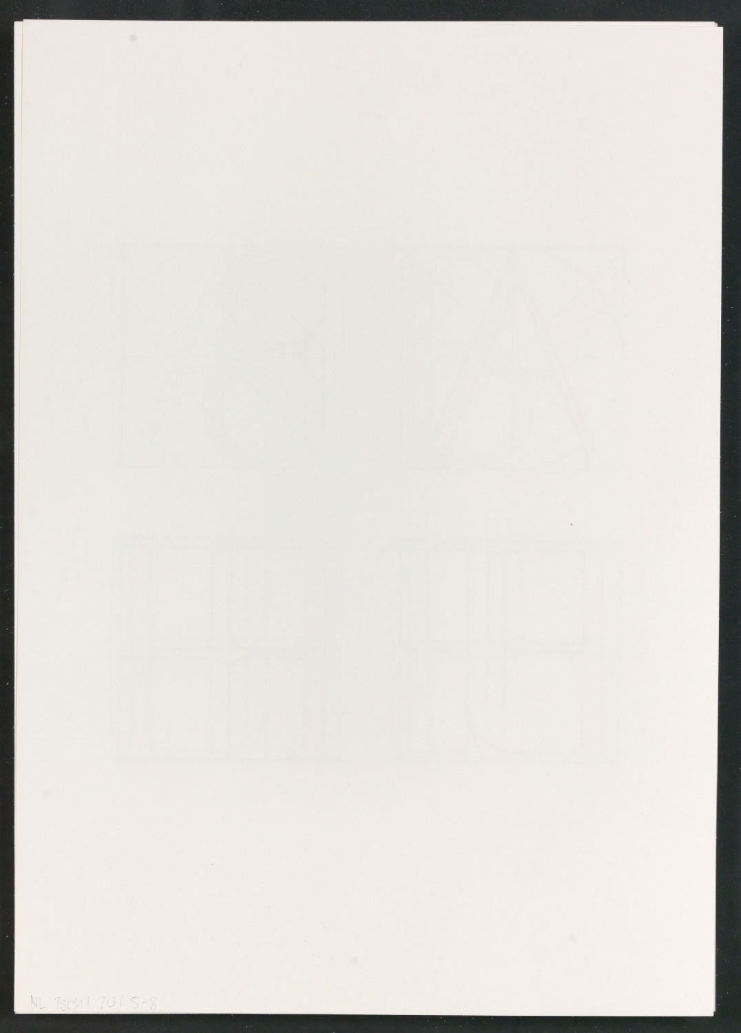 Farbige Probedrucke für Illustrationen von Das Alphabet des Damianus Moyllus — Blatt 22