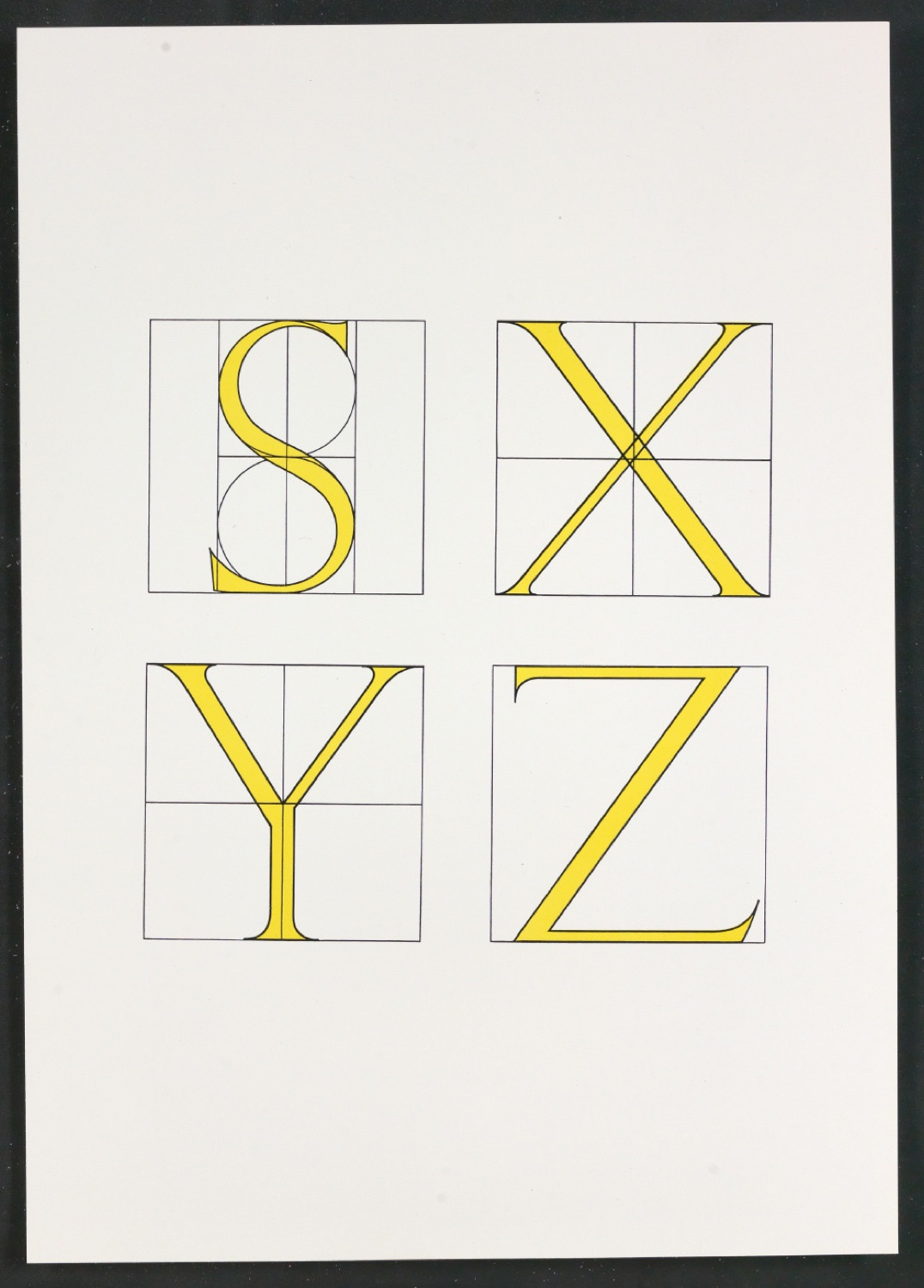 Farbige Probedrucke für Illustrationen von Das Alphabet des Damianus Moyllus — Blatt 35