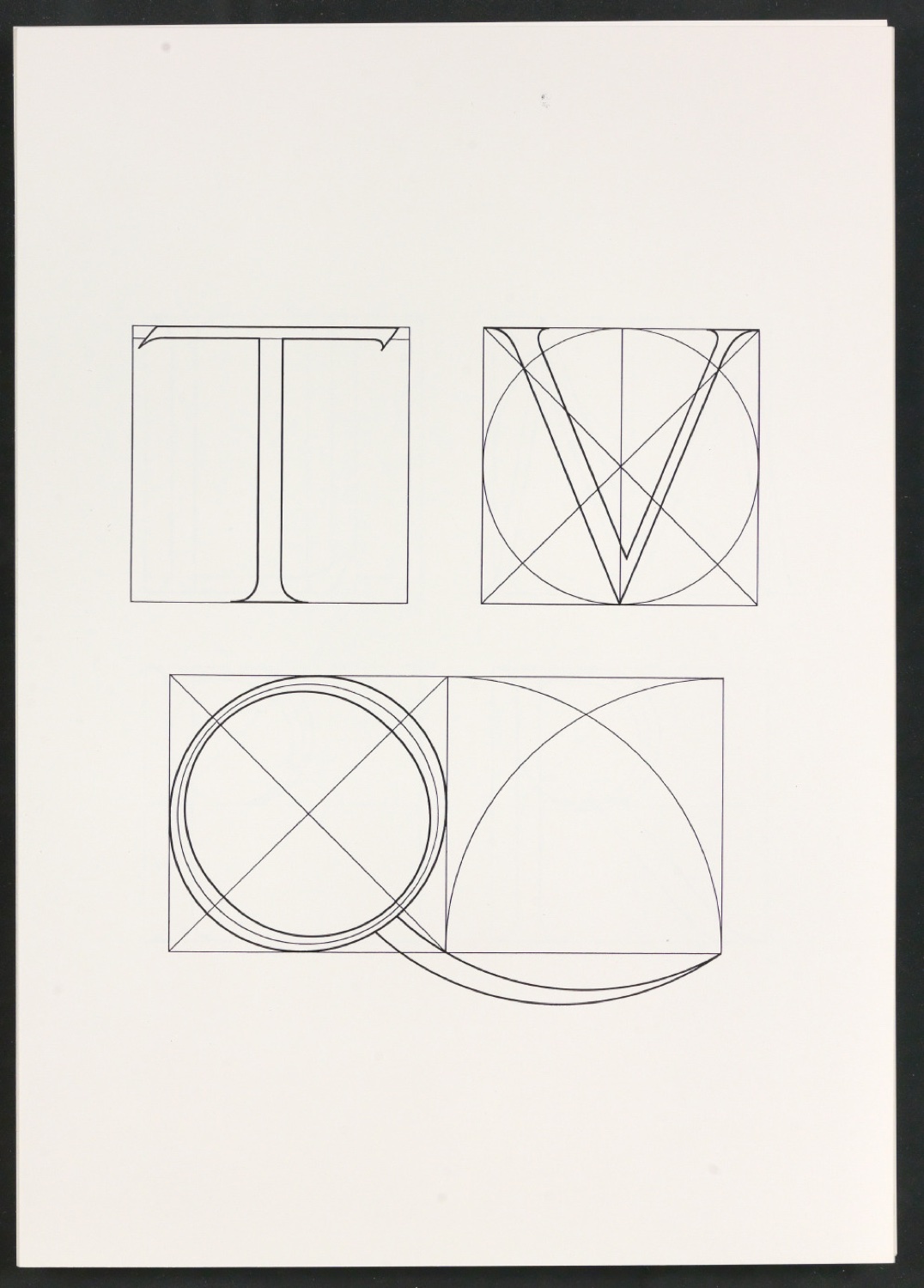Probedrucke für Illustrationen von Das Alphabet des Damianus Moyllus — Blatt 1